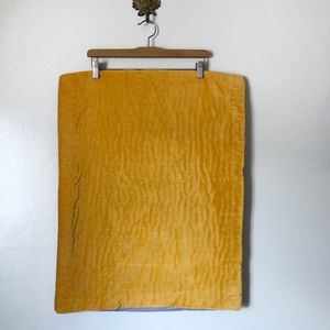 New Anthropologie Kantha stitched velvet shams